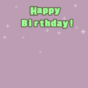 Happy Birthday GIF, birthday-13002 @ Editable GIFs, Cream cake GIF london hue, finch & mint green text