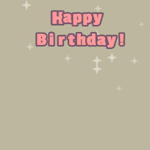 Happy Birthday GIF:Cream cake GIF malta, salt box & mona lisa text