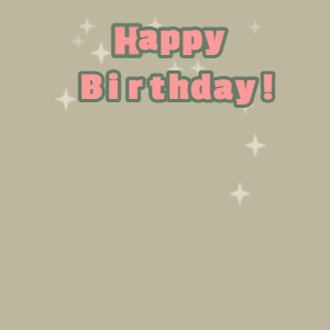 Happy Birthday GIF:Cream cake GIF malta, glade green & mona lisa text