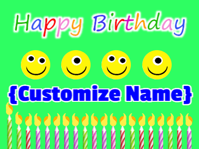 Happy Birthday GIF, birthday-165 @ Editable GIFs,Smiley Faces and Bouncing Candles