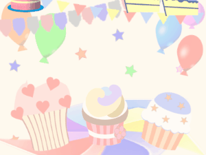 Happy Birthday GIF:GIF: Birthday Cakes: party yellow purple block 