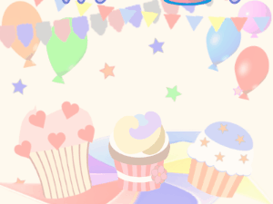 Happy Birthday GIF:GIF: Birthday Cakes: party blue blue cursive 