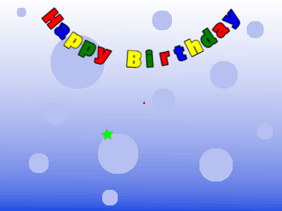 Happy Birthday GIF, birthday-183 @ Editable GIFs,Birthday cream cake with stars