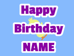 Happy Birthday GIF:Animals for your birthday