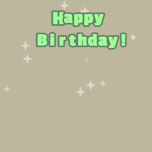 Happy Birthday GIF:Chocolate cake GIF malta, glade green & mint green text