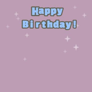 Happy Birthday GIF:Fruity cake GIF london hue, finch & perano text