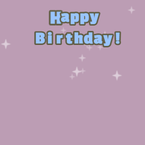 Happy Birthday GIF:Pink cake GIF london hue, finch & perano text