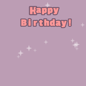 Happy Birthday GIF:Fruity cake GIF london hue, salt box & mona lisa text