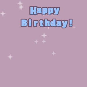 Happy Birthday GIF:Fruity cake GIF london hue, salt box & perano text