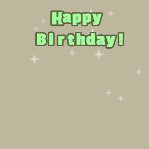 Happy Birthday GIF:Fruity cake GIF malta, finch & mint green text