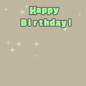 Happy Birthday GIF:Fruity cake GIF malta, salt box & mint green text
