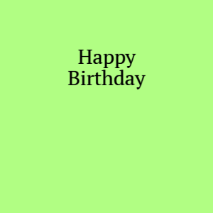 Happy Birthday GIF:Rolling Birthday Greeting and Cake