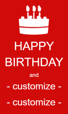 Happy Birthday GIF:Inspired by Keep Calm is this Happy Birthday