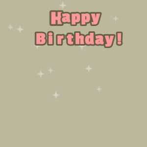 Happy Birthday GIF:Pink cake GIF malta, finch & mona lisa text