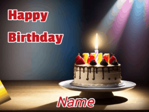 Happy Birthday Gif with Candles | GreetingsGif.com for Animated Gifs