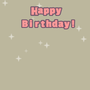 Happy Birthday GIF:Pink cake GIF malta, salt box & mona lisa text