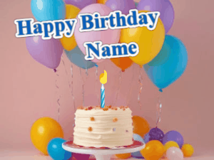 A funny animated happy birthday gif with 100 candles slam onto a cake and it reads Too Many? with a laughing emoji. Customize it.