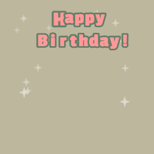 Happy Birthday GIF:Pink cake GIF malta, glade green & mona lisa text