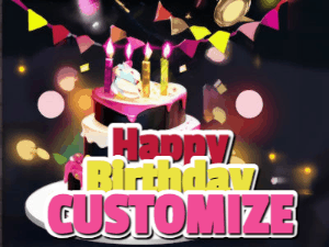 Happy Birthday GIF:Birthday Cake GIF 515