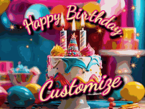 Happy Birthday Cake gif 569