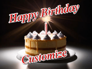 Happy Birthday GIF:Birthday cake GIF 631