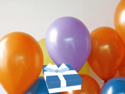 Happy Birthday GIF, birthday-701 @ Editable GIFs,Happy Birthday Gift Box and Cake