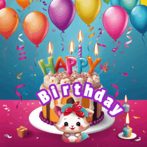 Customize Happy Birthday GIFs