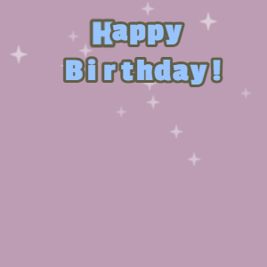 Happy Birthday GIF:Candy cake GIF london hue, finch & perano text