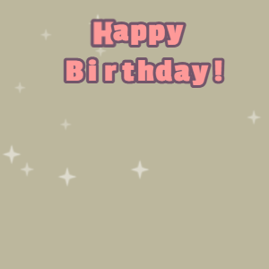 Happy Birthday GIF:Candy cake GIF malta, salt box & mona lisa text