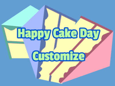 Happy Cake Day, cake-day-8 @ Editable GIFs,Cake Slices for a Cake Day Surprise
