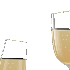 A Toast with Champagne Glasses, cheers-1 @ Editable GIFs, cheers-1