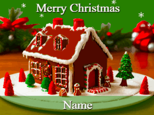 GIF: Gingerbread House Christmas