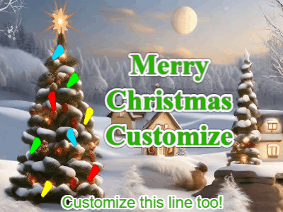 Christmas Tree GIF, christmas-card-3003 @ Editable GIFs,Christmas Tree 3003