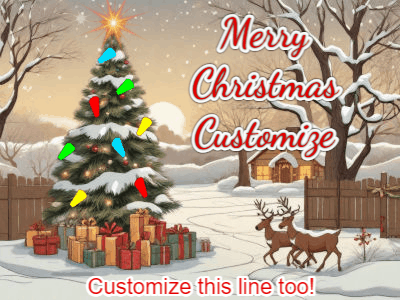 Christmas Tree GIF, christmas-card-3007 @ Editable GIFs,Christmas Tree 3007