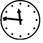 Backwards Running Clock, clock-3-backwards @ Editable GIFs, clock-3-backwards