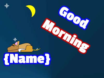 Good Morning GIF, good-morning-10 @ Editable GIFs, Good Morning Wake Up Puppy