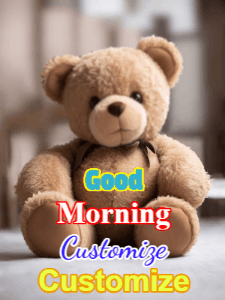 GIF: Teddy Bear Good Morning