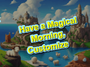 GIF: Magical Ocean Land Good Morning