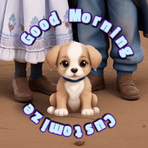 Good Morning GIF, good-morning-163 @ Editable GIFs,Good Morning Puppy GIF