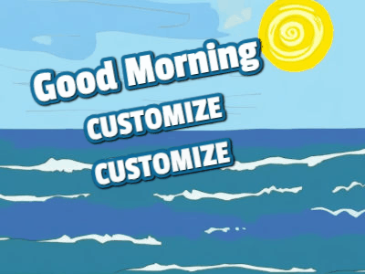 Good Morning GIF, good-morning-171 @ Editable GIFs,Fish Jumping Good Morning