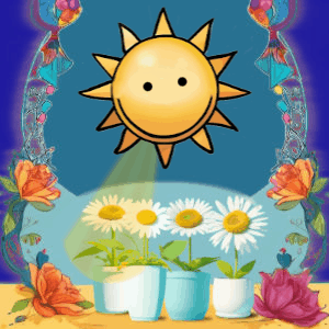 GIF: Daisies Love Sunshine