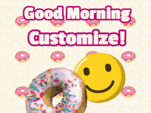Good Morning Donuts Emoji