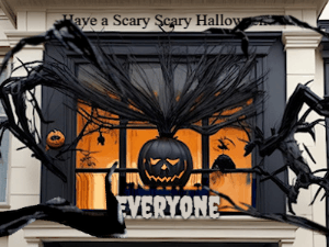 GIF: Scary branches storefront