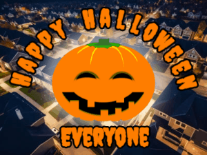 GIF: A Ghost Through a Pumpkin