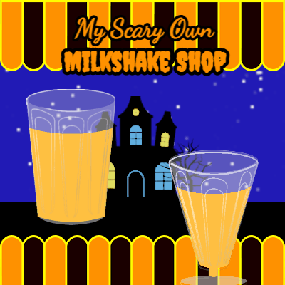Halloween Milkshake, halloween-milkshake @ Editable GIFs, halloween-milkshake