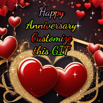 Happy Anniversary GIF, happy-anniversary-6 @ Editable GIFs,Happy Anniversary Rainbow Text