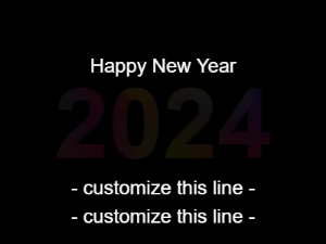 GIF: New Year 2022 with Personalized message