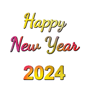 Happy New Year 2022, happy-new-year-3 @ Editable GIFs, Happy New Year Fireworks Rainbow Letters GIF