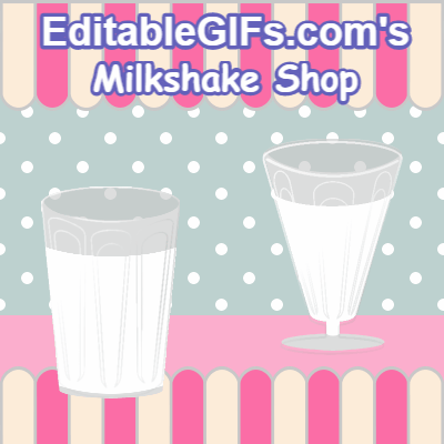 Milkshake GIF, milkshake-1 @ Editable GIFs, Milkshake Shop