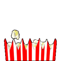 GIF: Popcorn Sticker